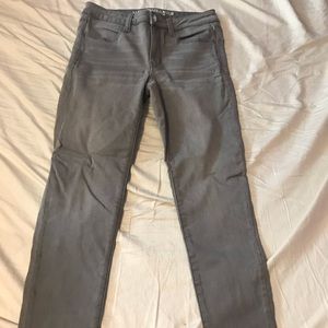 American eagle grey jegging